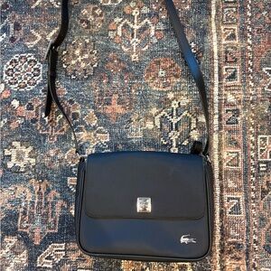 Never worn Lacoste crocodile pique flag bag